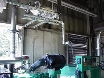 50 kW Cummins continuous duty diesel generator with Particulate Filter.